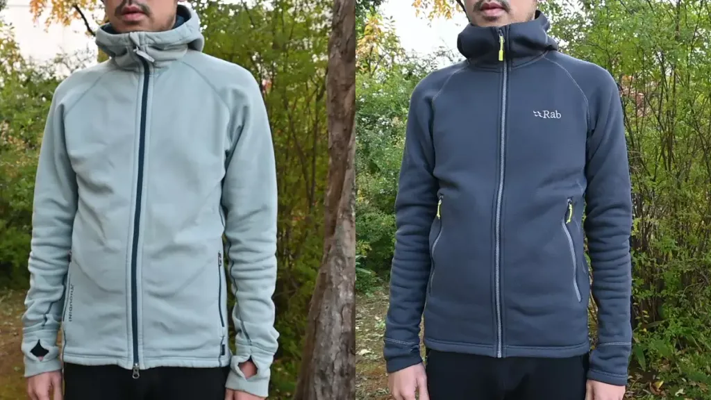 ポーラテックパワーストレッチプロの人気フリース2種類を徹底比較-HoudiniパワーフーディvsRabパワーストレッチプロジャケット