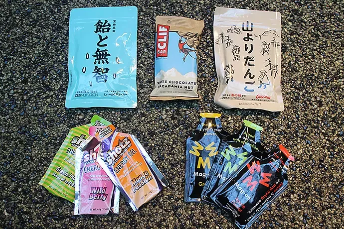 行動食と補給食　登山に奨めたい