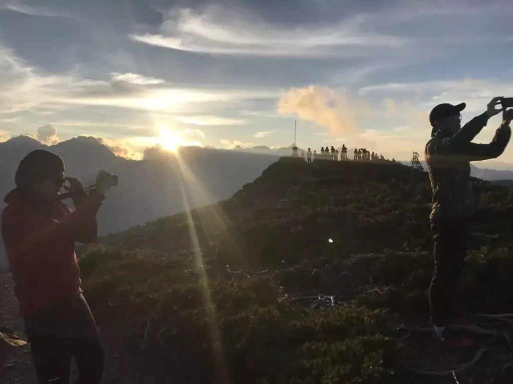 蝶ヶ岳のテント泊　登山体験レポート 蝶ヶ岳のテント場紹介