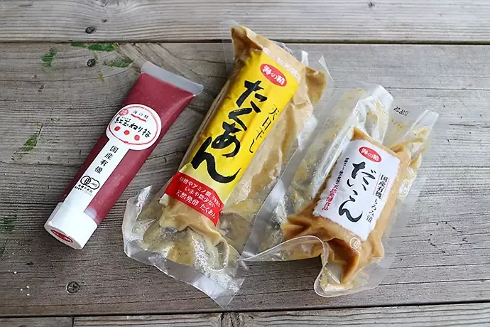 海の精の漬物＆ねり梅　山ごはんのお供