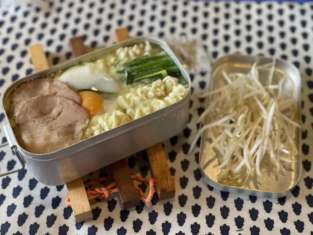 メスティンで袋麺ラーメン-ラージサイズがおすすめ！