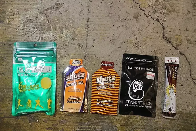疲労回復＆電解質補給の僕の行動食