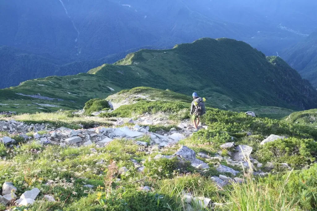 北アルプス登山 テント泊縦走 最終日『笠新道を下って新穂高温泉へ』