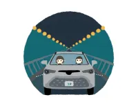 高速道路で車がパンクした話