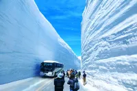 想像以上の迫力で感激する『雪の大谷ウォーク』