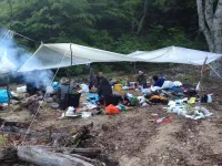 源流野営の釣りで重宝する愛用の道具達