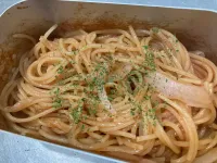 メスティンパスタレシピ‐簡単ナポリタン