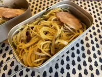 メスティンで楽しむ簡単パスタレシピ-お茶漬け海苔で味付け＆湯切りの必要なし！