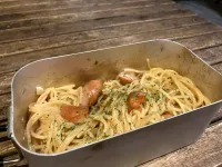 メスティンパスタレシピ‐アラビアータ風パスタ
