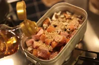 メスティンレシピ 炊き込みチャーハン