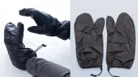 最強にして最高の登山用ミトン「山旅防風ミトン」｜軽量でコンパクト！さらに耐久性・防風性に優れ、スマホ操作も可能なアイテム